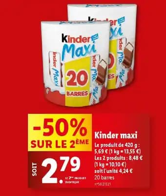 KINDER Maxi 420 g