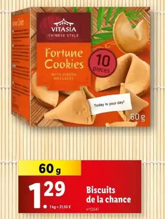 Vitasia Biscuits de la chance
