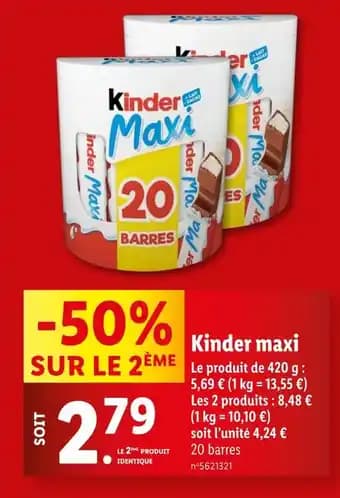 Kinder Kinder maxi