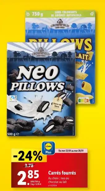 CROWNFIELD Carrés fourrés