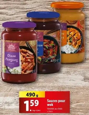 Vitasia Sauces pour wok