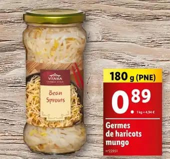 VITASIA Germes de haricots mungo