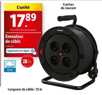 PARKSIDE Enrouleur de câble