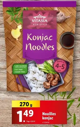 VITASIA Nouilles konjac