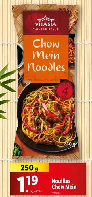 Vitasia Nouilles Chow Mein