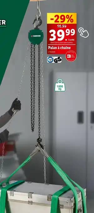 PARKSIDE Palan à chaîne