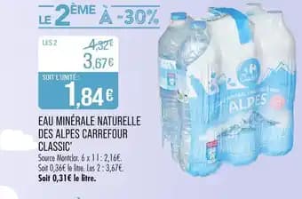 Promotion Exclusives de 24
Eau minérale naturelle : Découvrez l'Offre incontournable