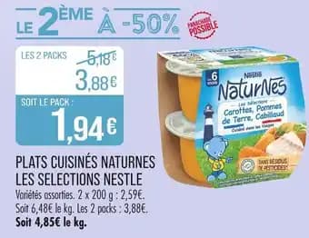 NESTLÉ Plats cuisinés Naturnes Les Sélections
