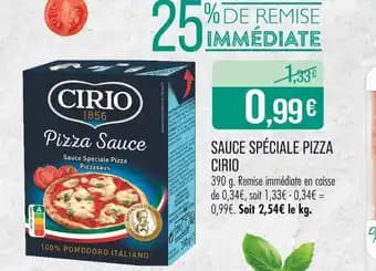 Promotion Exclusives de 1
Sauce pizza : Découvrez l'Offre incontournable