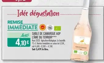 SABLE DE CAMARGUE AOP L'ÂME DU TERROIR