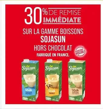 Promotion Exclusives de 1
Sojasun : Découvrez l'Offre incontournable