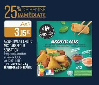 Carrefour Sensation Assortiment Exotic Mix