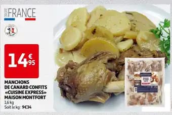 MAISON MONTFORT Manchons de Canard Confits Cuisine Express