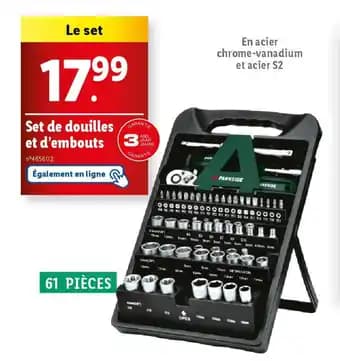 Promotion Exclusives de 3
Douilles : Découvrez l'Offre incontournable