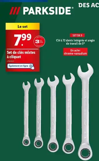 Promotion Exclusives de 4
À cliquet : Découvrez l'Offre incontournable