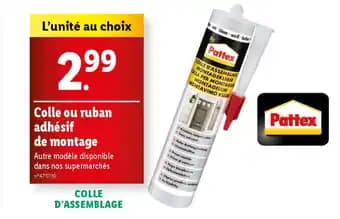 PATTEX Colle ou ruban adhésif de montage