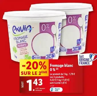Promotion Exclusives de 3
Envia : Découvrez l'Offre incontournable