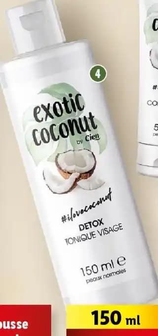 Tonique visage détox coco 150 ml