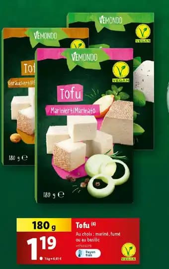 Promotion Exclusives de 7
Tofu : Découvrez l'Offre incontournable