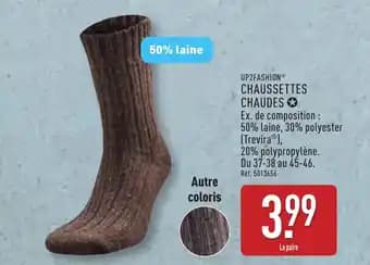 UP2FASHION® Chaussettes chaudes