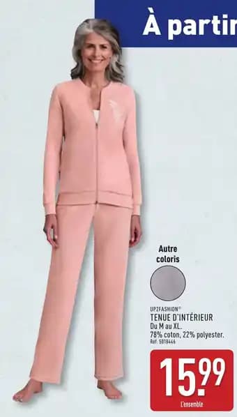 UP2FASHION® Tenue d'intérieur