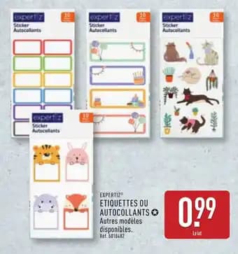 EXPERTIZⓇ Etiquettes ou autocollants