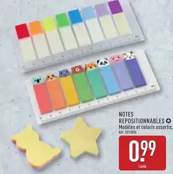 NOTES Repositionnables