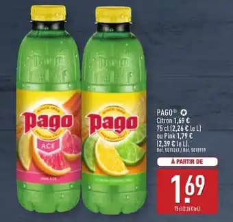 Promotion Exclusives de 2
Pago : Découvrez l'Offre incontournable