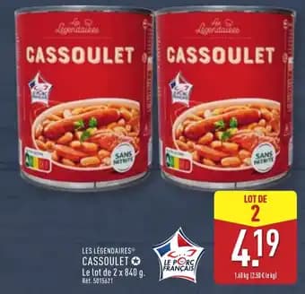 LES LÉGENDAIRES® Cassoulet 1,68 kg