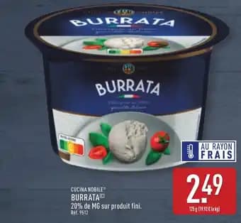 CUCINA NOBILE Burrata 125 g