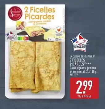 LA CUISINE DES SAVEURS 2 ficelles picardes 370 g