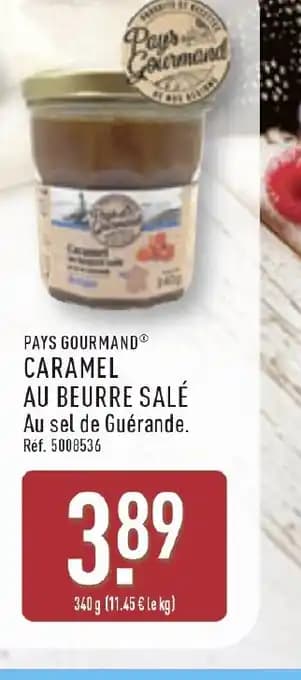 PAYS GOURMAND Caramel au beurre salé 340 g