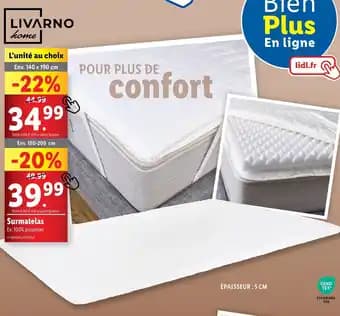 LIVARNO HOME Surmatelas