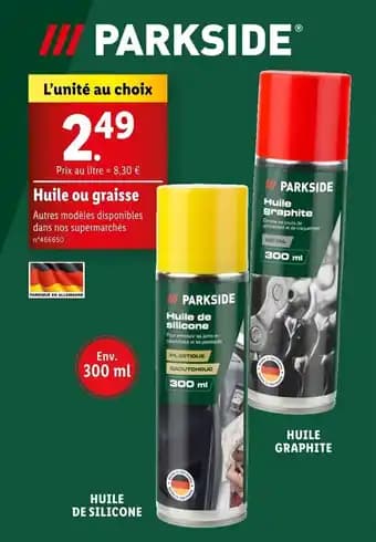 PARKSIDE® Huile ou graisse
