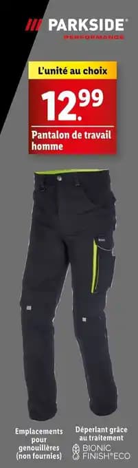 PARKSIDE® Pantalon de travail homme