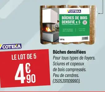 Promotion Exclusives de 2
Buches densifiées : Découvrez l'Offre incontournable