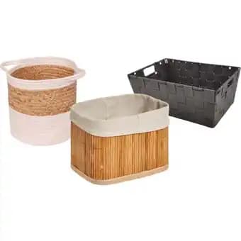 CARREFOUR HOME SUR TOUS LES PANIERS DE RANGEMENT