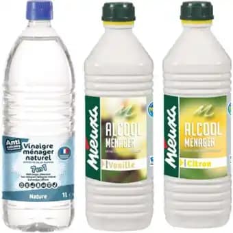 SUR TOUS LES ALCOOLS ET VINAIGRES MÉNAGERS