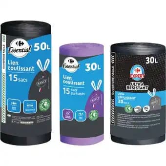 CARREFOUR SUR TOUS LES SACS POUBELLE