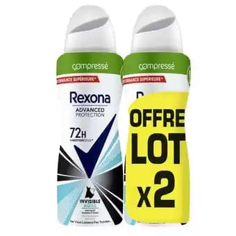 Promotion Exclusives de 2
Rexona : Découvrez l'Offre incontournable