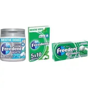 Promotion Exclusives de 2
Freedent : Découvrez l'Offre incontournable