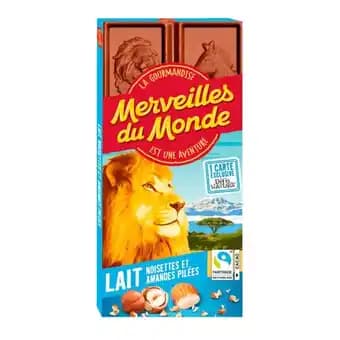 MERVEILLES DU MONDE Tablettes de chocolat