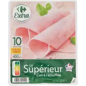 CARREFOUR EXTRA Jambon Supérieur Maxi Format