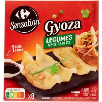 CARREFOUR SENSATION Gyozas légumes surgelés