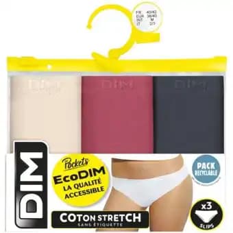 DIM Slips ''Pockets Ecodim x 3''