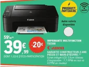 Promotion Exclusives de 3
Canon : Découvrez l'Offre incontournable