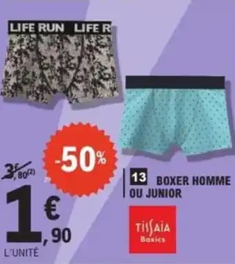 TISSAIA Boxer homme ou junior