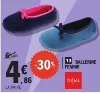 TISSAIA Ballerine femme