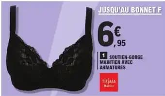 TISSAIA Soutien-gorge maintien avec armatures