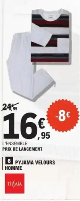 Promotion Exclusives de Pyjama velours homme : Découvrez l'Offre incontournable